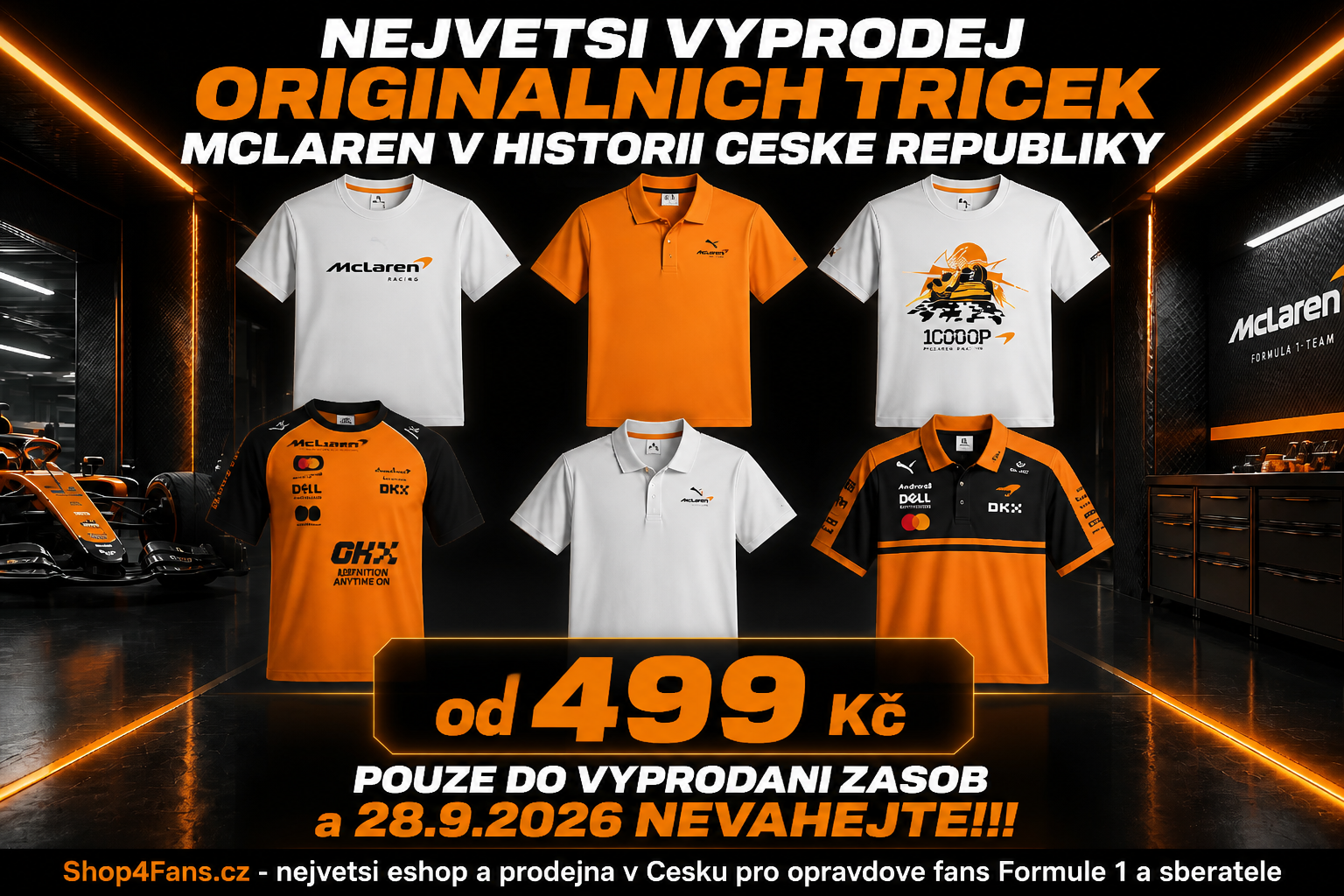 McLaren výprodej na Shop4fans.cz
