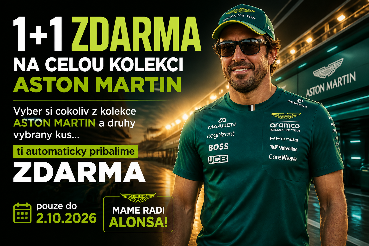 Akce Aston Martin na Shop4fans.cz