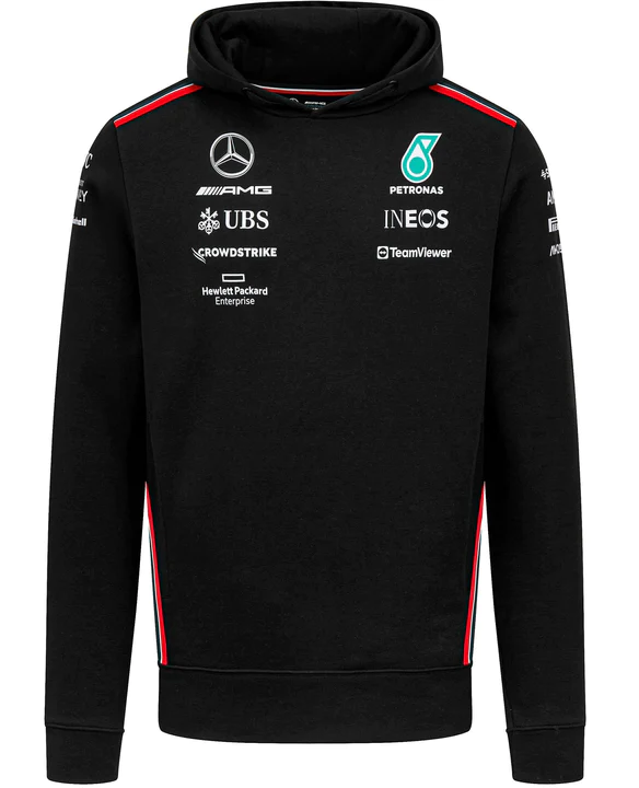 Mikina Mercedes F1 s kapucí