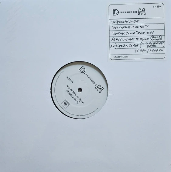 My Cosmos Is Mine / Speak To Me Remixes (Maxi LP vinyl)