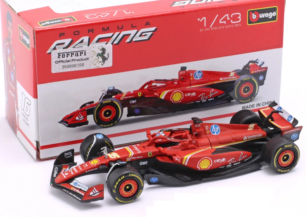 F1 Ferrari Leclerc Monaco WINNER