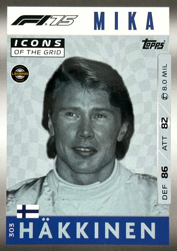 F1 ICONS OF THE GRID Mika Hakkinen