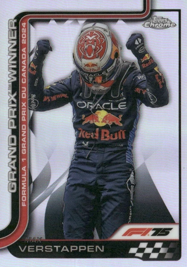 F1 TOPPS CHROME Verstappen #101
