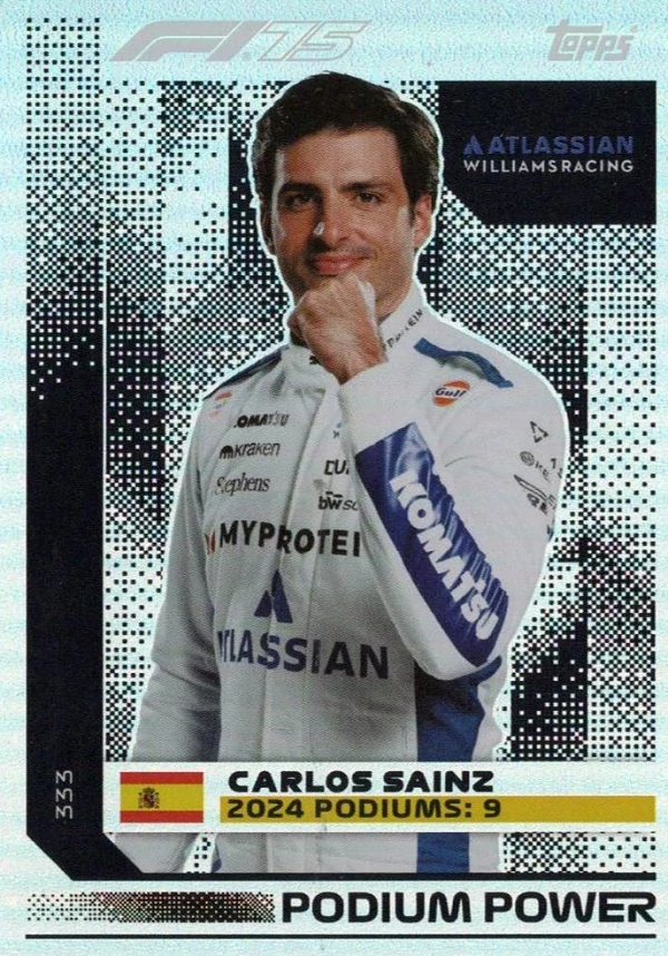 F1 PODIUM POWER Carlos Sainz