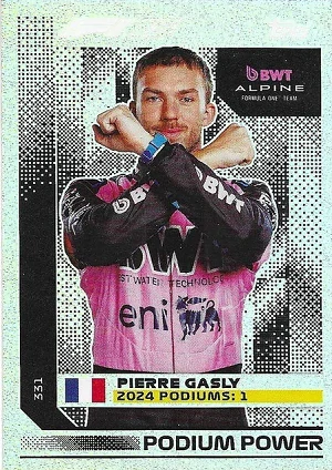 F1 PODIUM POWER Pierre Gasly