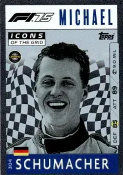 F1 ICONS OF THE GRID Michael Schumacher