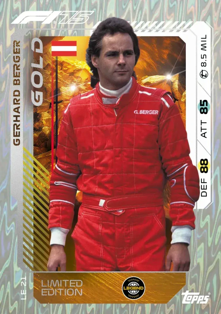 F1 LIMITED EDITION Gerhard Berger