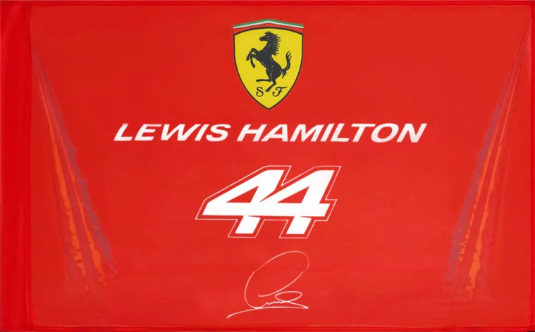 Originální vlajka Ferrari Hamilton