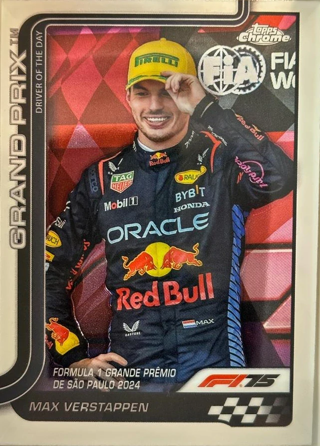 F1 TOPPS CHROME Verstappen #142
