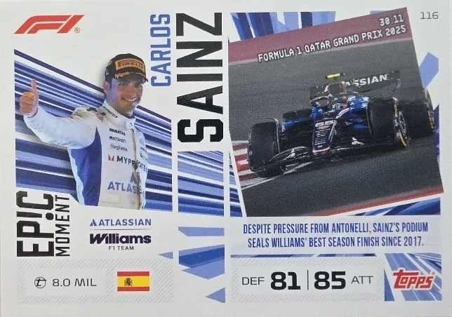 F1 EPIC MOMENT Carlos Sainz