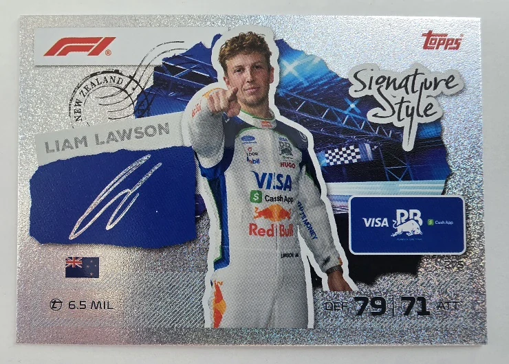 F1 SIGNATURE STYLE Liam Lawson