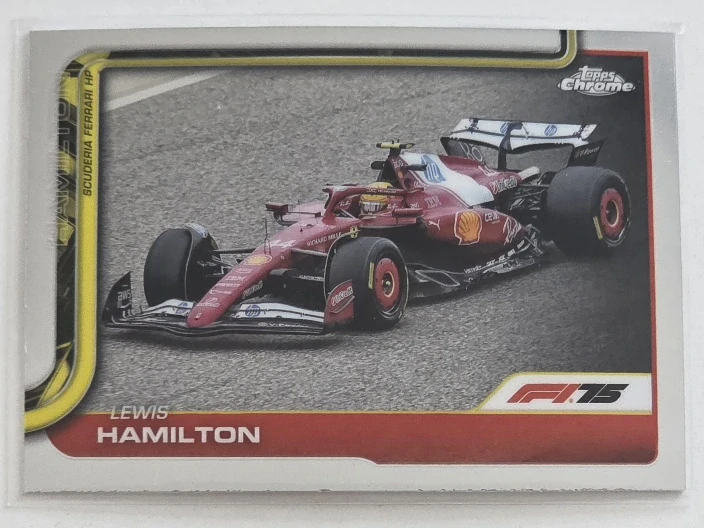 F1 TOPPS CHROME Hamilton #76