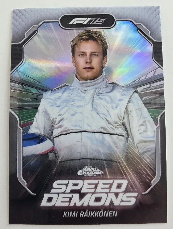 F1 TOPPS CHROME Speed Demons Raikkonen
