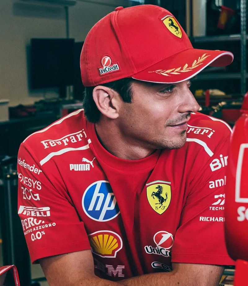 Kšiltovka Ferrari Leclerc Monza