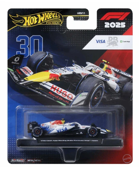Hot Wheels F1 Visa Red Bull Liam Lawson