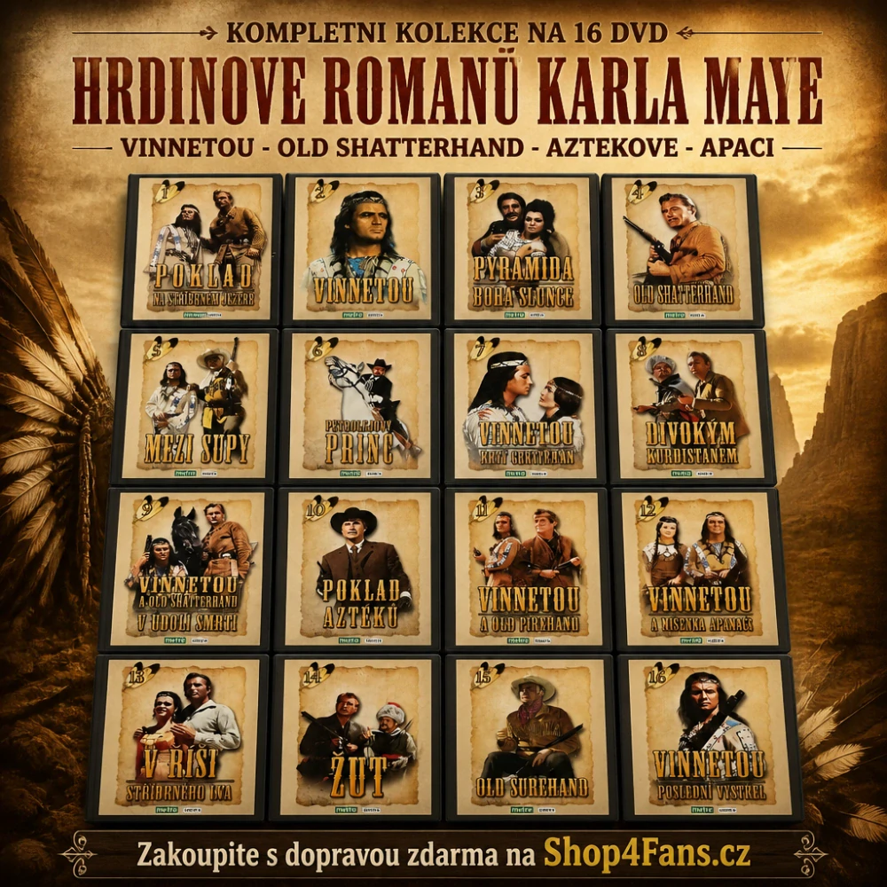 Kompletní DVD kolekce Vinnetou