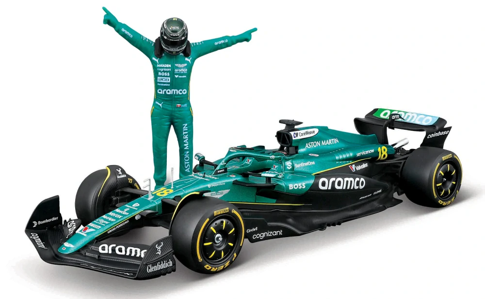 F1 Aston Martin model + Lance Stroll
