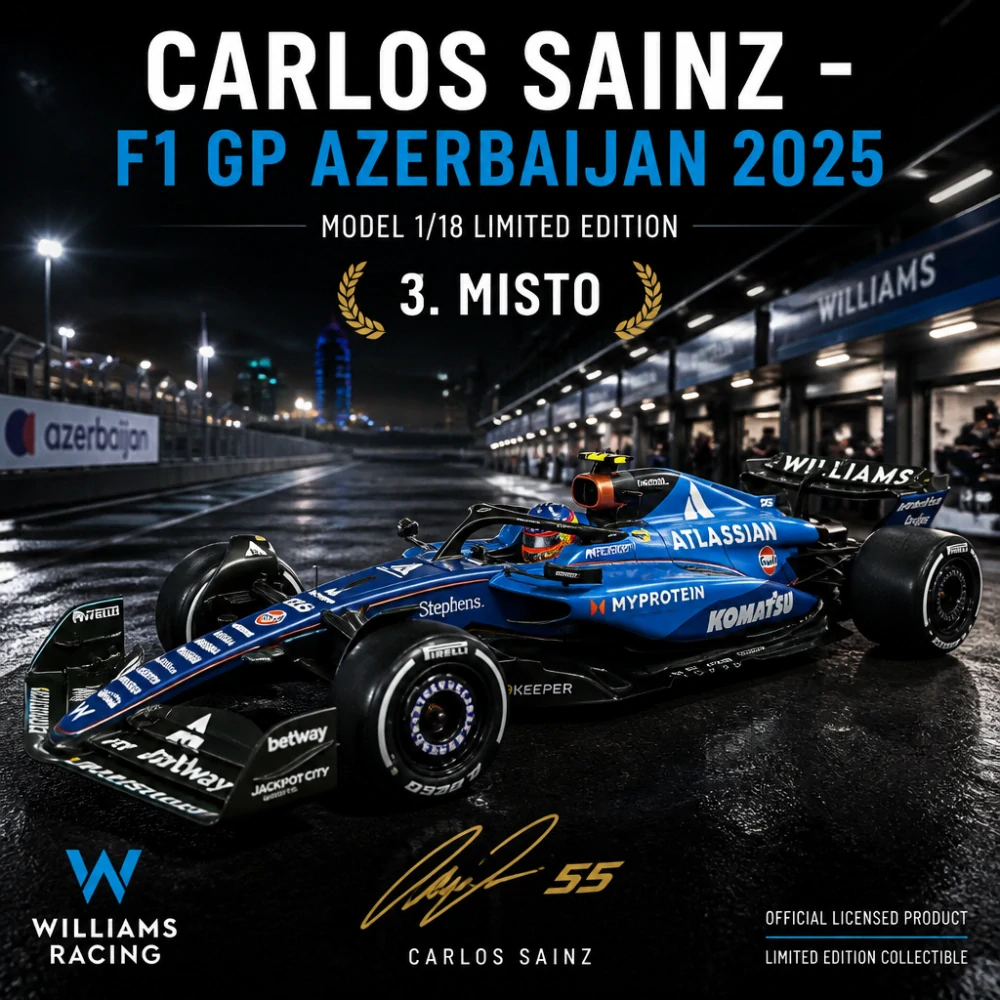 Williams Carlos Sainz Azerbaijan GP 25" 1/18 Limited