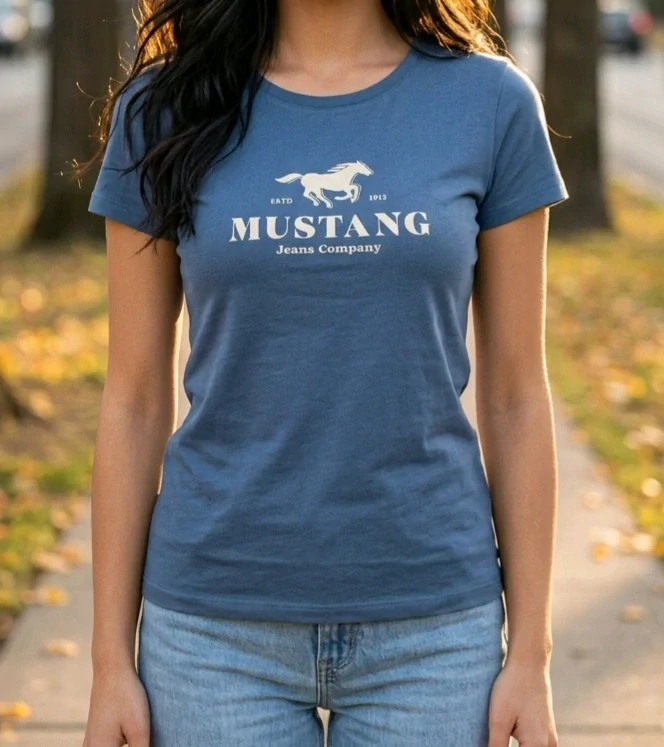 MUSTANG triko modré