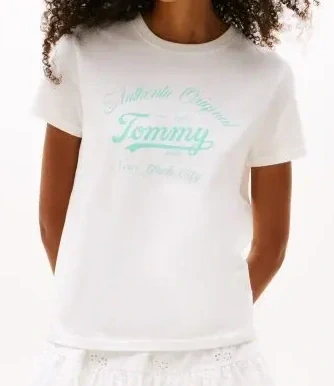 Tommy Jeans bílé tričko