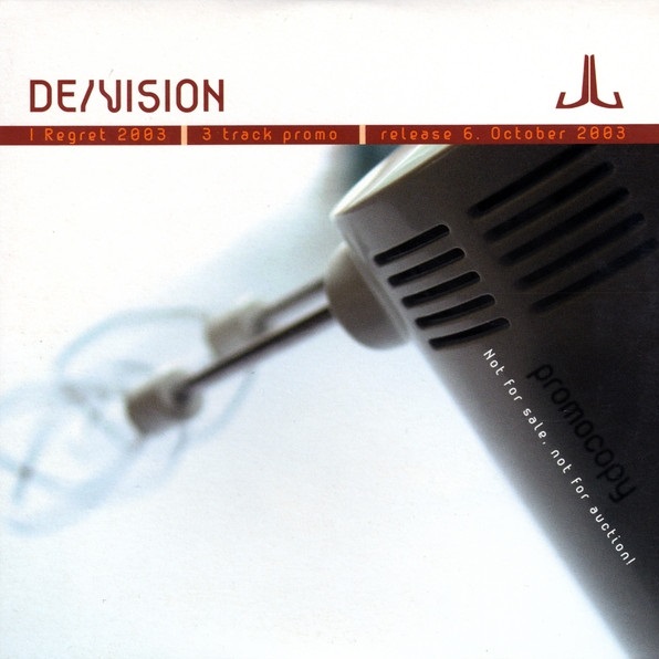 De/Vision I Regret 2003 PROMO limited