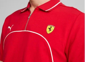 Triko s límečkem Ferrari red