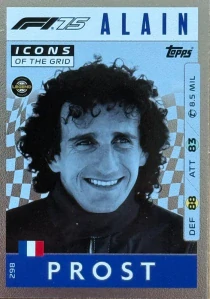 F1 ICONS OF THE GRID Alain Prost