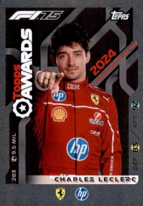 F1 TOPPS AWARDS Charles Leclerc 