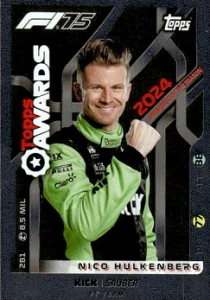 F1 TOPPS AWARDS Nico Hulkenberg