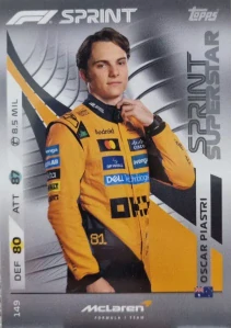 F1 SPRINT SUPERSTAR Oscar Piastri