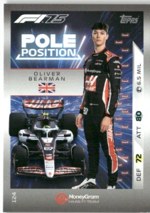 F1 POLE POSITION Oliver Bearman
