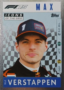 F1 ICONS OF THE GRID Max Verstappen