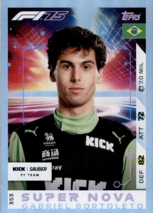 F1 SUPERNOVA Gabriel Bortoleto
