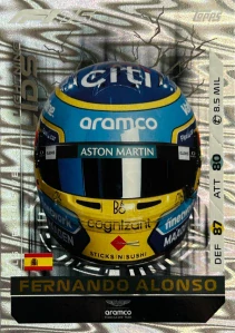 F1 LIGHTNING LIDS Fernando Alonso
