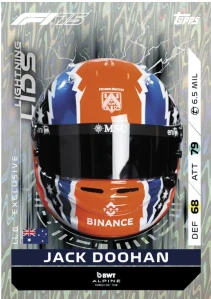 F1 LIGHTNING LIDS Jack Doohan
