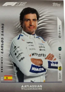 F1 WILLIAMS RACING Carlos Sainz 