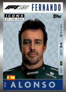 F1 ICONS OF THE GRID Fernando Alonso