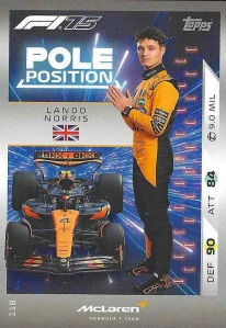 F1 POLE POSITION Lando Norris