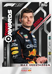 F1 TOPPS AWARDS Max Verstappen 