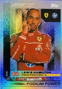 F1 PODIUM POWER Lewis Hamilton 