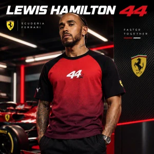 Originální triko Lewis Hamilton Ferrari