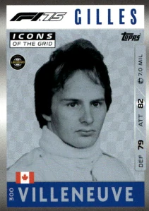 F1 ICONS OF THE GRID Gilles Villeneuve