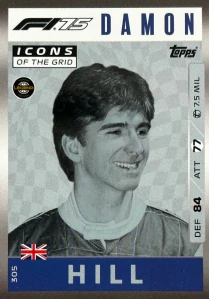 F1 ICONS OF THE GRID Damon Hill