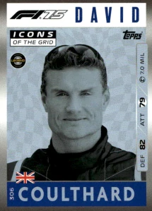 F1 ICONS OF THE GRID David Coulthard