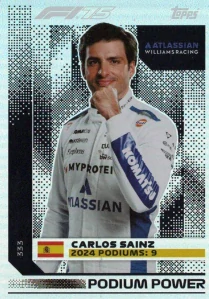 F1 PODIUM POWER Carlos Sainz