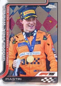 F1 TOPPS CHROME Piastri #109