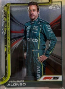 F1 TOPPS CHROME Alonso #9