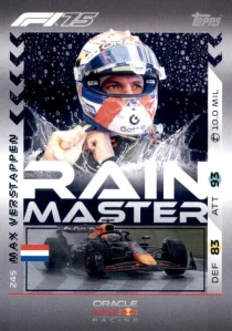 F1 RAIN MASTER Max Verstappen