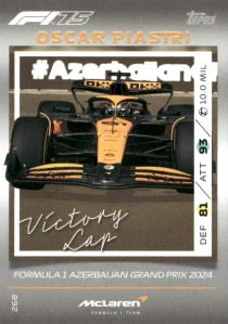 F1 VICTORY LAP Oscar Piastri