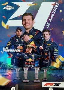 F1 TOPPS CHROME Verstappen 00/00
